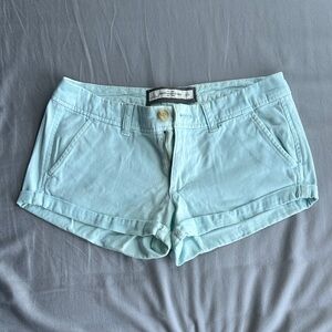 Abercrombie & Fitch Light Blue Jean Shorts